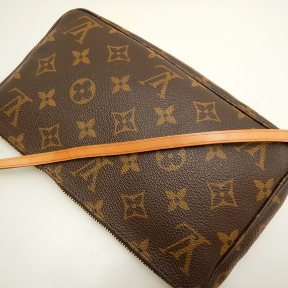 Louis Vuitton Monogram Pochette Accessoires Brown Accessory Pouch - Picture 7 of 8